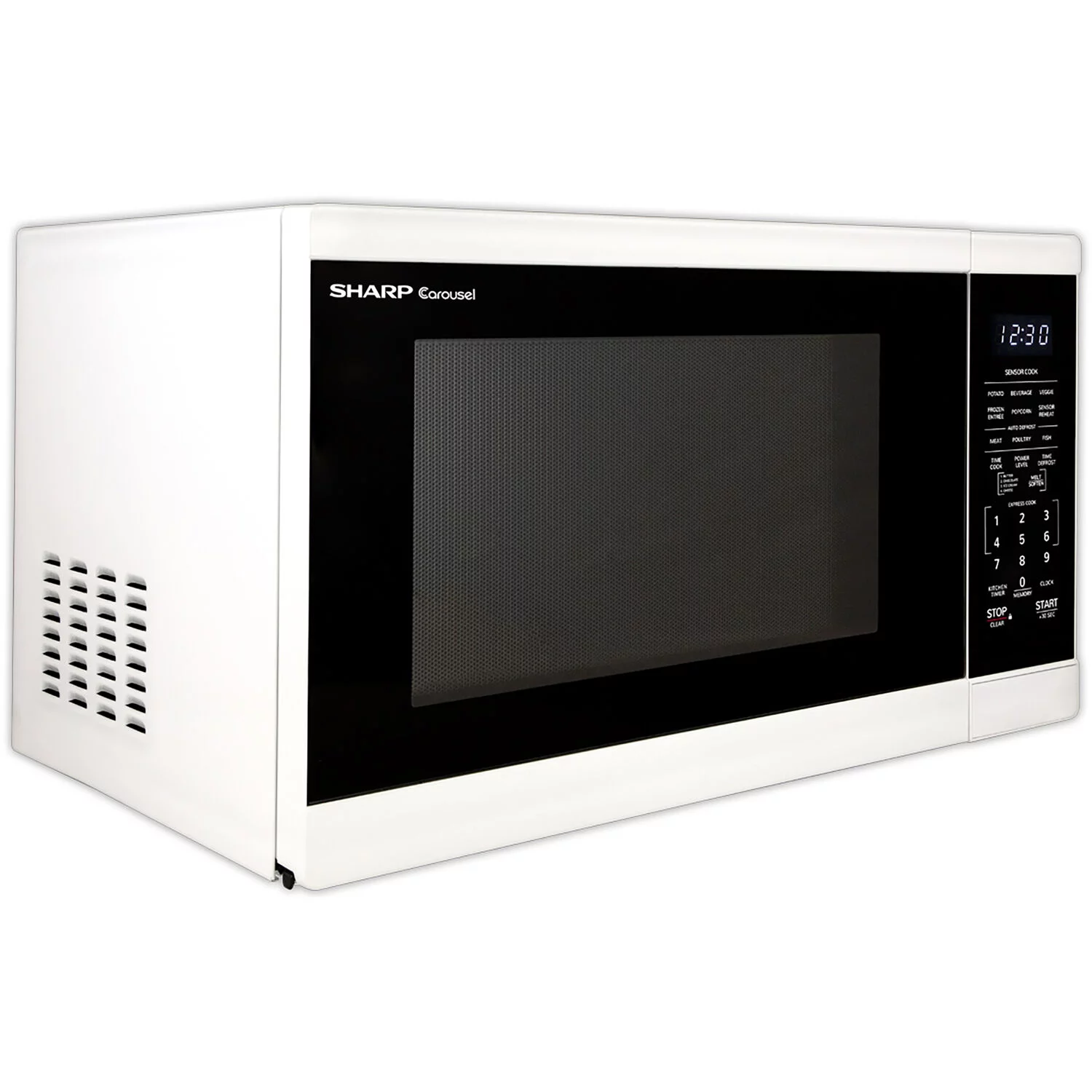 Sharp 1.4-Cu. Ft. Countertop Microwave Oven in White