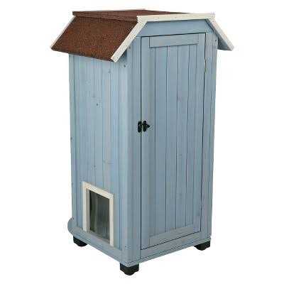 TRIXIE 3-Story Outdoor Cat House - Pet Supplies online store