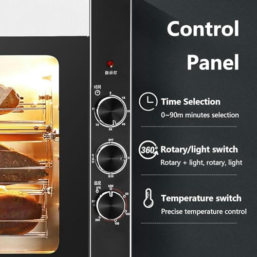 Batata Oven, Stainless Steel Sweet Potato Oven, Pizza Baking Machine, Sweet Pot Oven, 1400W/2800W, 360 ° Rotation, 0~90min Timer Function