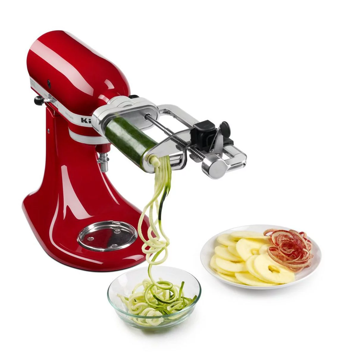 KitchenAid Spiralizer Attachment + Angel Hair & Thin Slice Blade Spiralizer Accessories