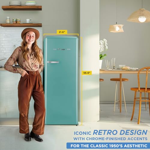 Unique Appliances Classic Retro 22-inch 8 cu/ft Retro Single Door Bar Refrigerator