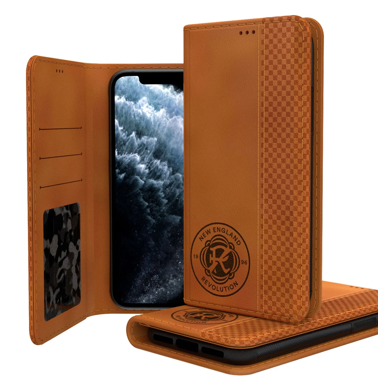 New England Revolution iPhone Folio Burn Case