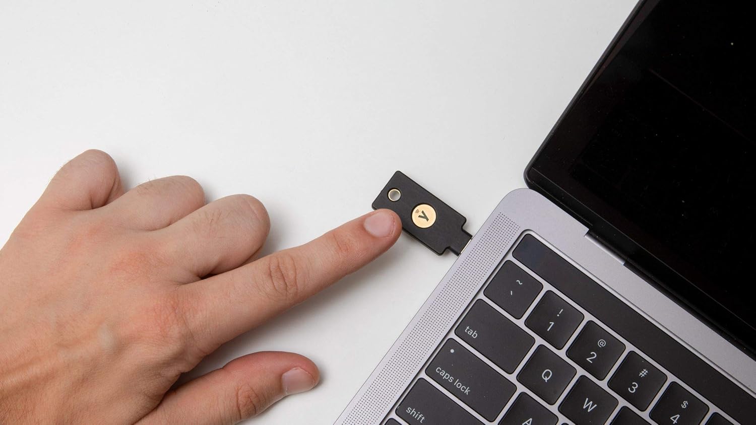 Yubico - YubiKey 5C Nano - Two Factor Authentication USB Security Key, Fits USB-C Ports - Protect Your Online Accounts with More Than a Password, FIDO Certified USB Password Key, Extra Compact Size