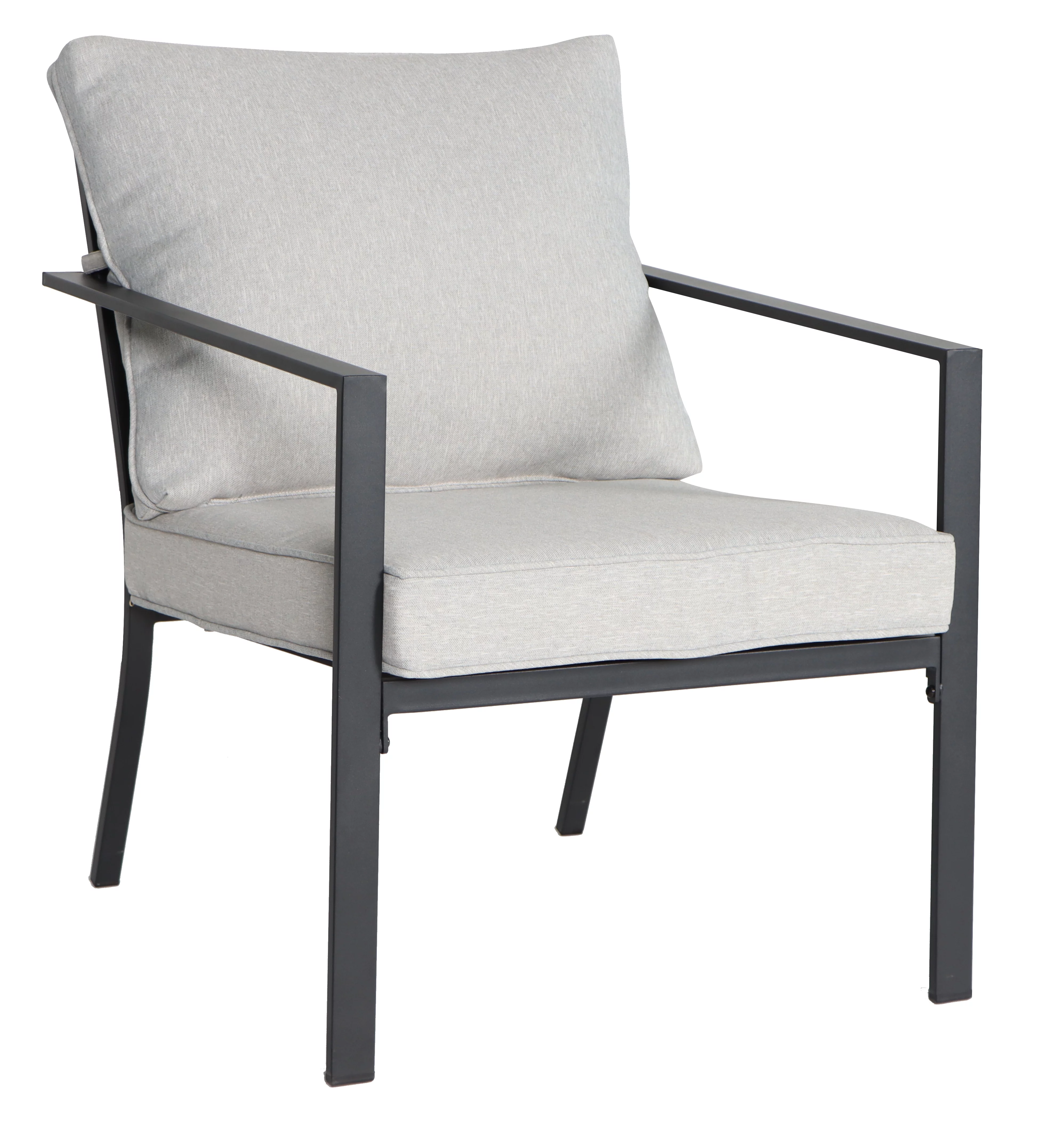 Mainstays Stanton 4-Piece Steel Outdoor Patio Conversation Set, Red