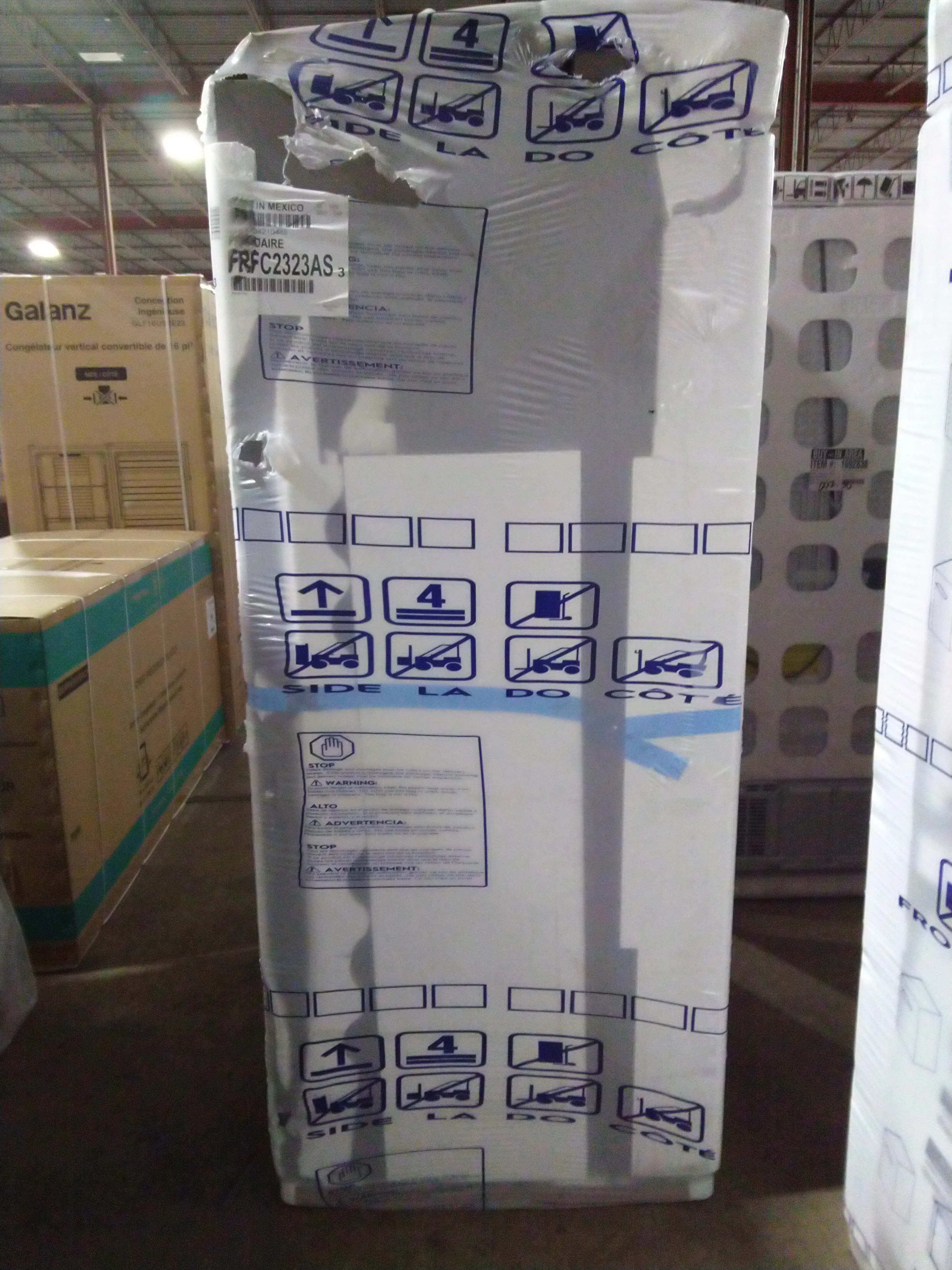 FRIGIDAIRE 36 IN. 22.6 CU FT. STAINLESS STEEL COUNTER-DEPTH FRENCH DOOR REFRIGERATOR - FRFC2323AS