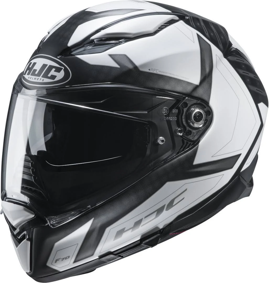 HJC F70 Dever Helmet, Grey-White, Size M