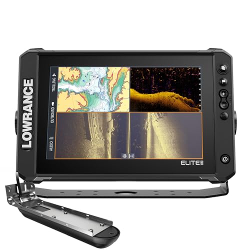 Lowrance Elite FS Fishfinder/Chartplotter, Available with and Without Transducer