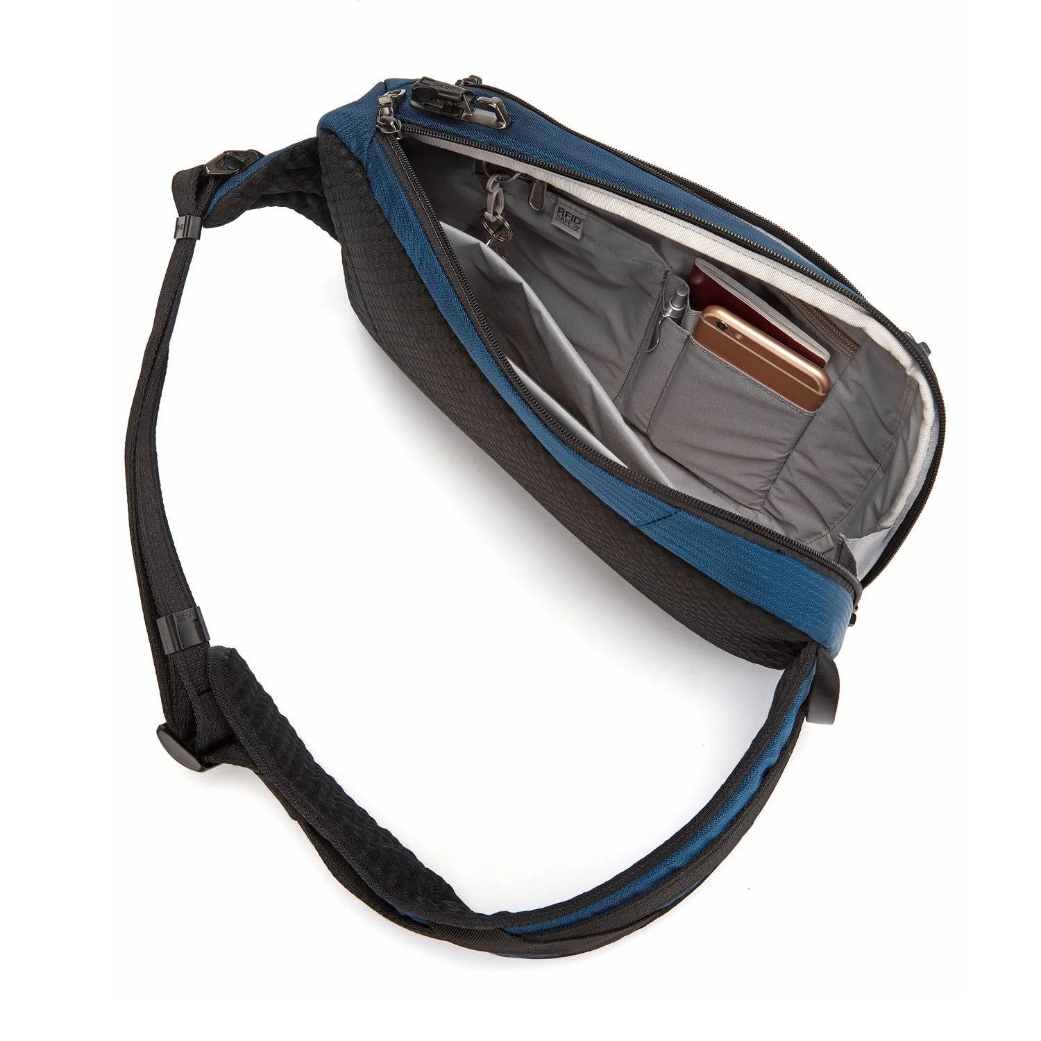 Pacsafe Vibe 325 ECONYL Anti Theft Sling Pack Black