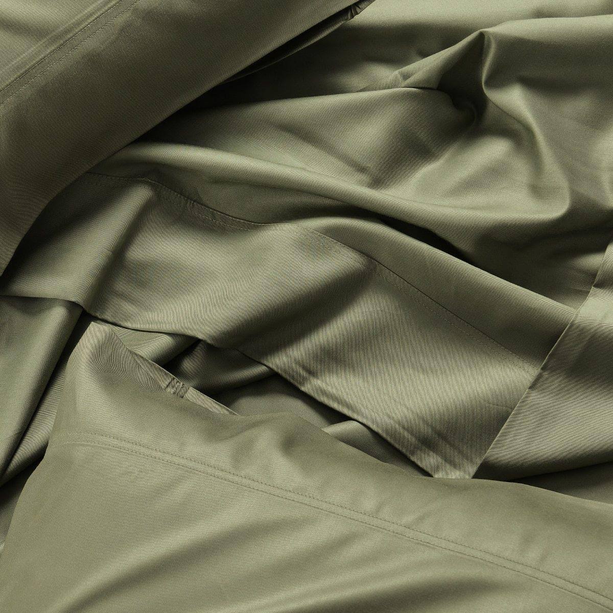 Abripedic Head Split King Bamboo Sheets (Head Split) 600TC Taupe