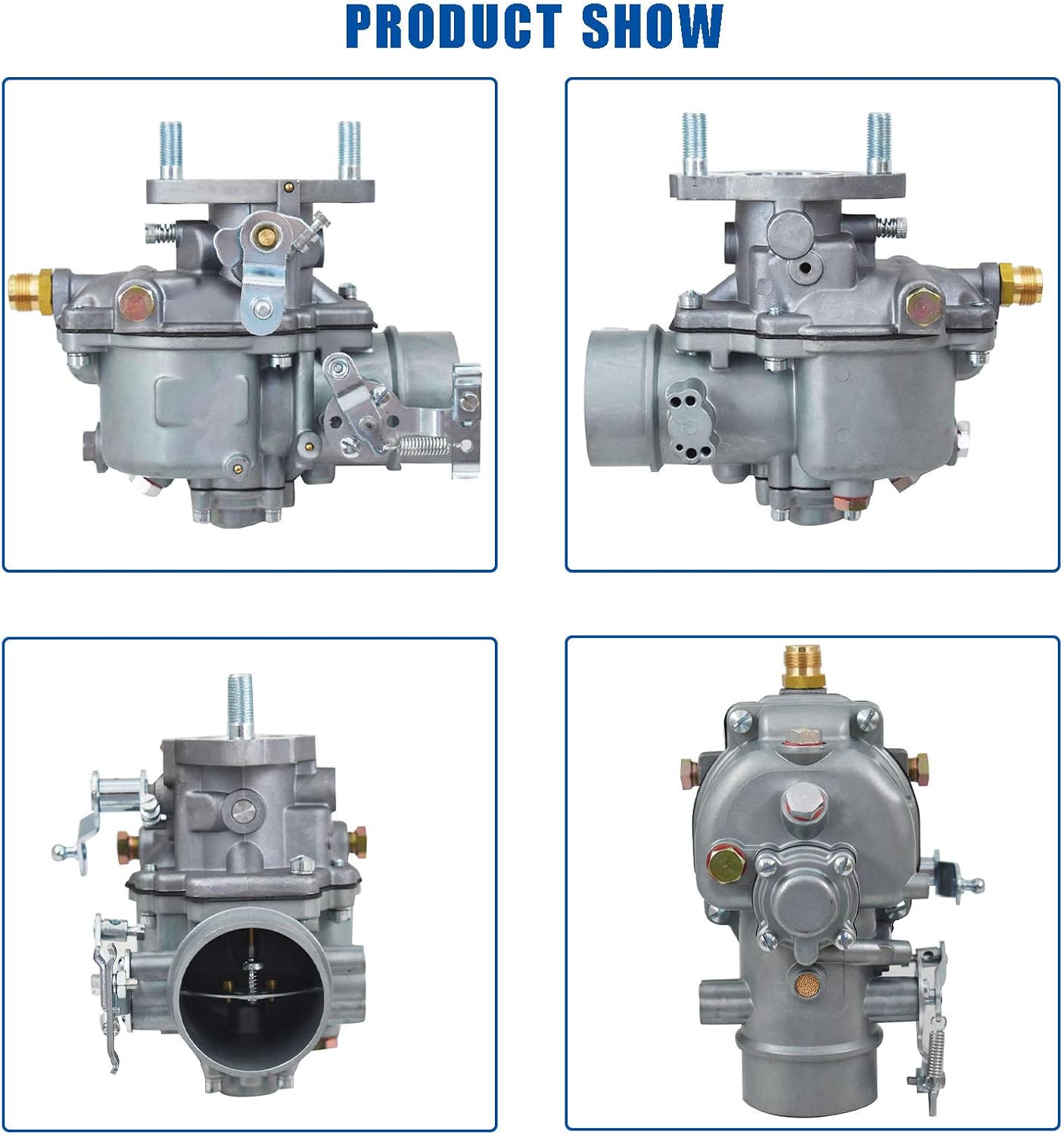 Autoparts Total Power Parts Carburetor 1103-0004 Replacement for Ford/New Holland Tractor 3000 Series 3 Cyl 1965-1974 3055 13916 C5NE9510C C5NN9510M C7NN9510C