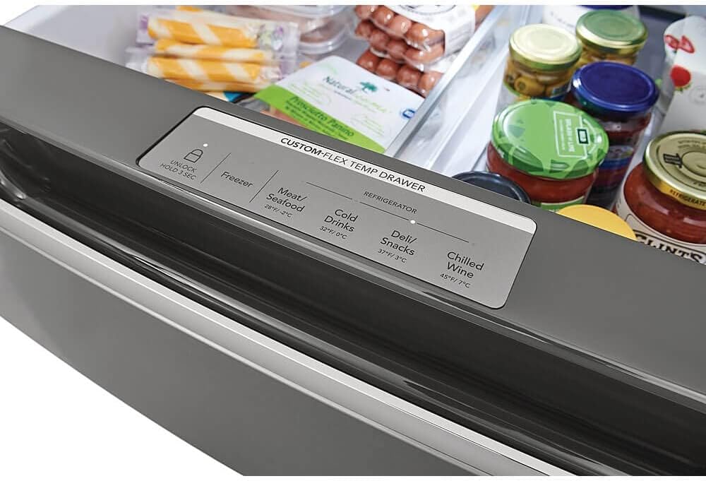 Frigidaire Gallery GRMC2273BF 21.5 Cu. Ft. Stainless Counter Depth 4-Door French Door Refrigerator