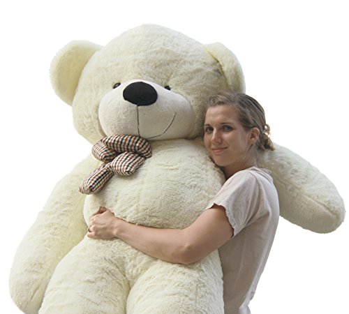 78" Giant Teddy Bear Huge 6.5 feet Stuffed Teddy Bear Soft Toy Valentine's Big Gift (Red)