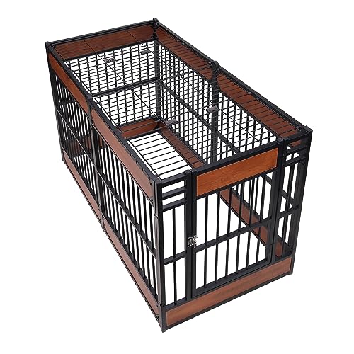 Dog Playpen, 31.5" Height Dog Pen Indoor, Heavy Duty, Safe and Sturdy, Furniture Style Puppy Pen