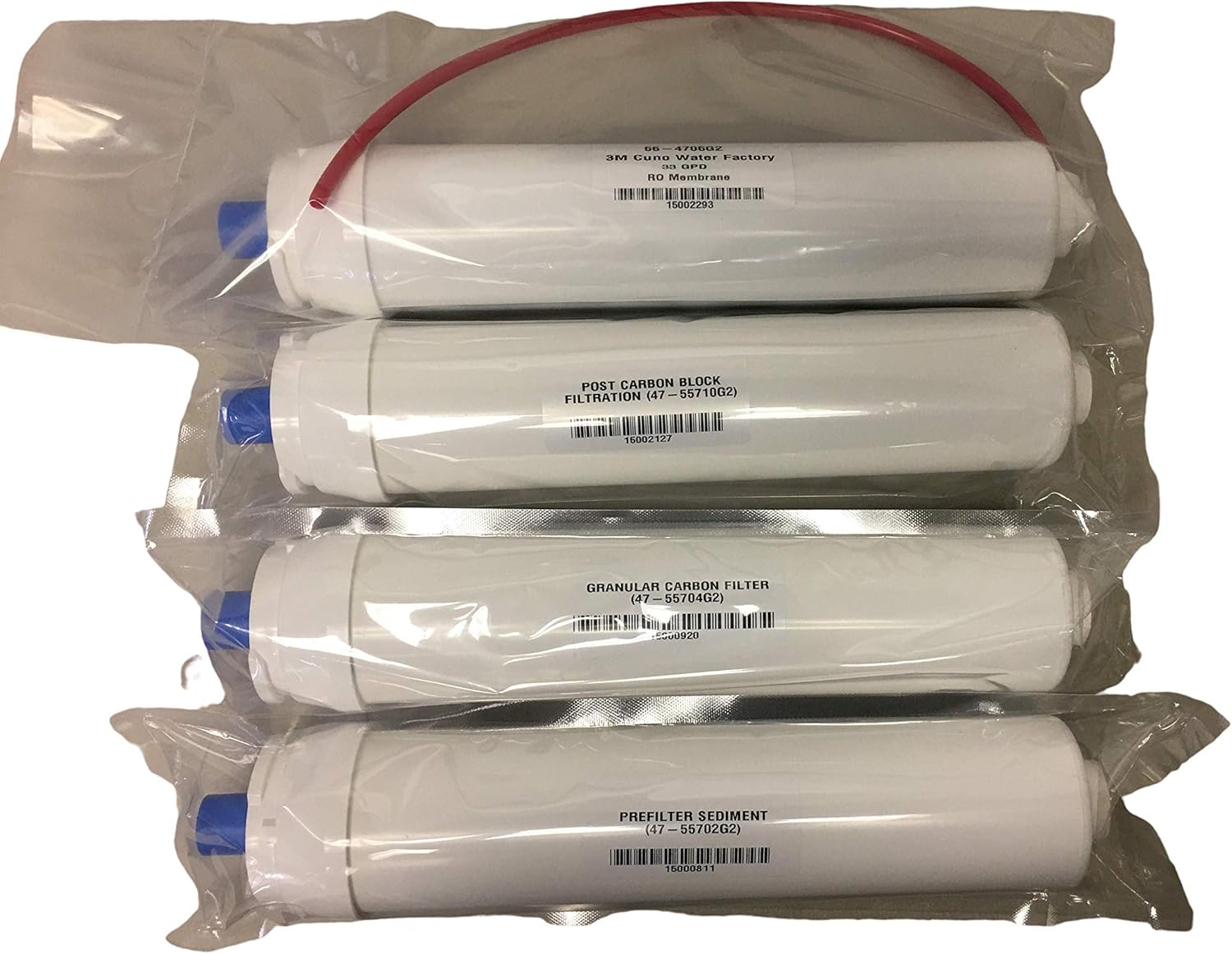 3M Cuno Water Factory Systems SQC4 Compatible Replacement Water Filter Kit - Works With MicroMax 5500 47-55702G2, 47-55704G2, 47-55710G2 and 66-4706G2 SQC 4
