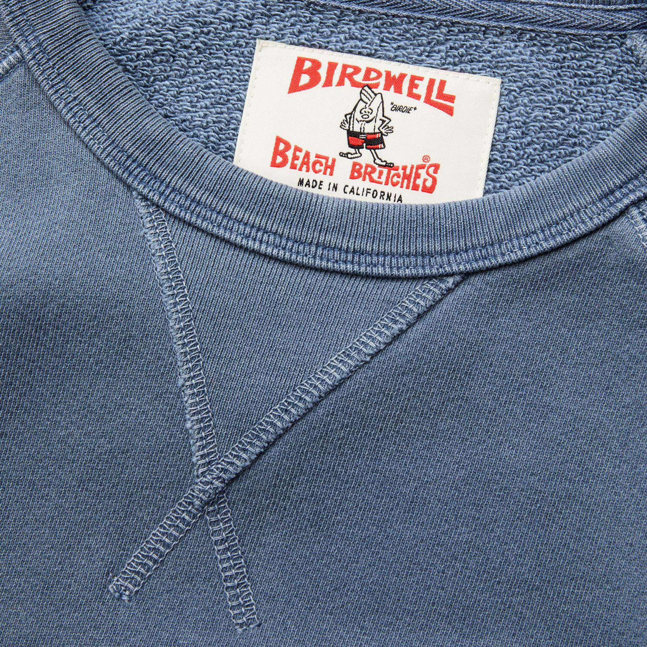 Men&s Garment Dyed Raglan Crew - Indigo | Birdwell Beach Britches S / Indigo