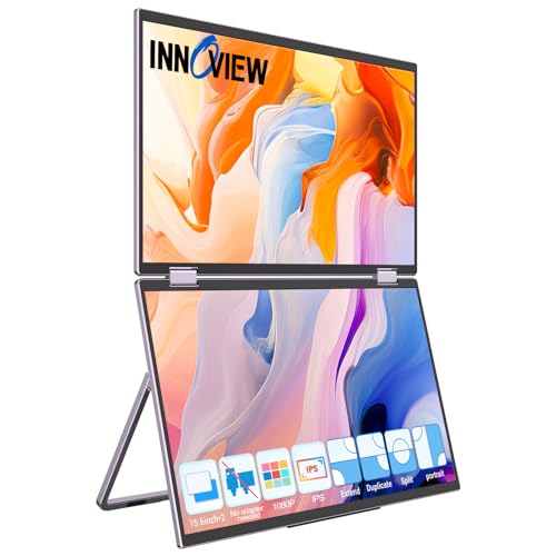 InnoView Laptop Screen Extender 15.6" Dual Monitors