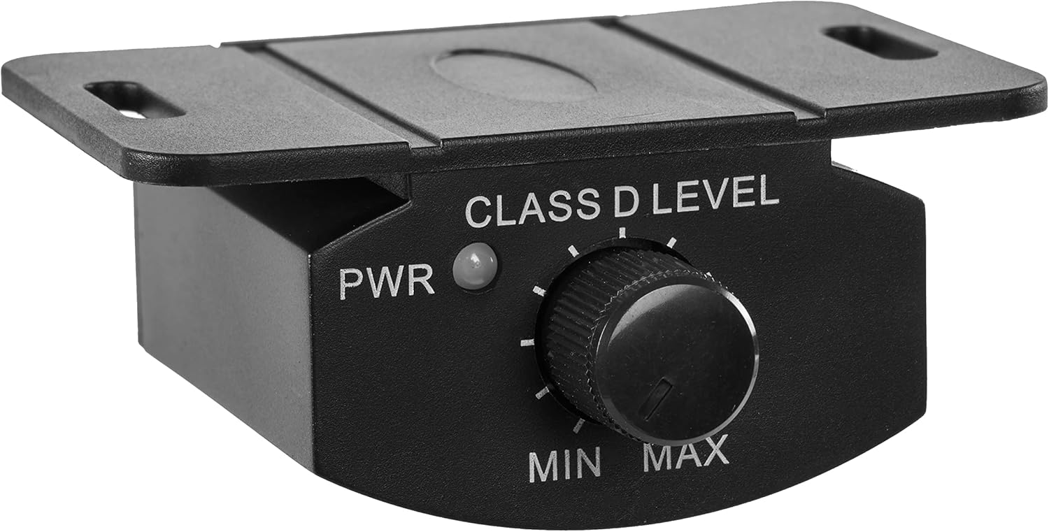 NVX XAD13 2000W RMS 1-OHM Stable Full Bridge Class D High Power Competition Monoblock Car Audio MOSFET Amplifier with Remote Subwoofer Level Control