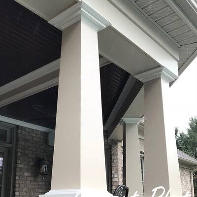 Endura Craftsman Classic Square Tapered Raised Panel Post Ekena Millwork Size: 72x22 H x 11.63x22 W