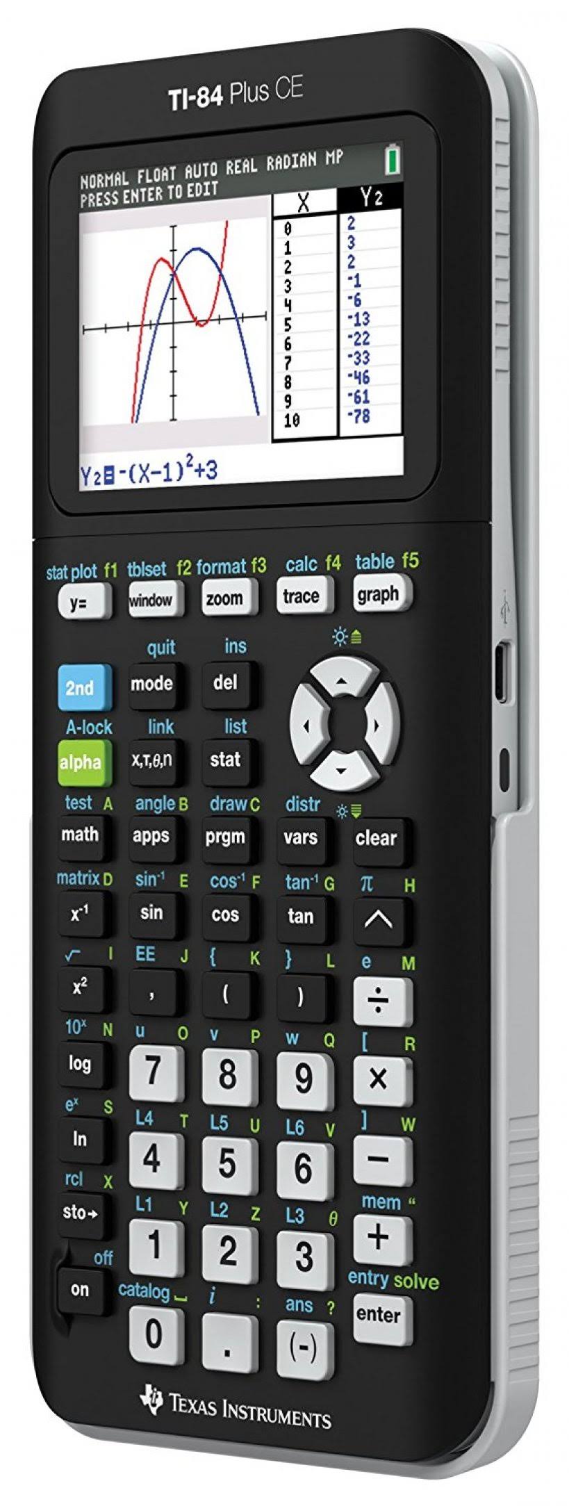 Texas Instruments Ti-84 Plus CE Graphing Calculator - Coral