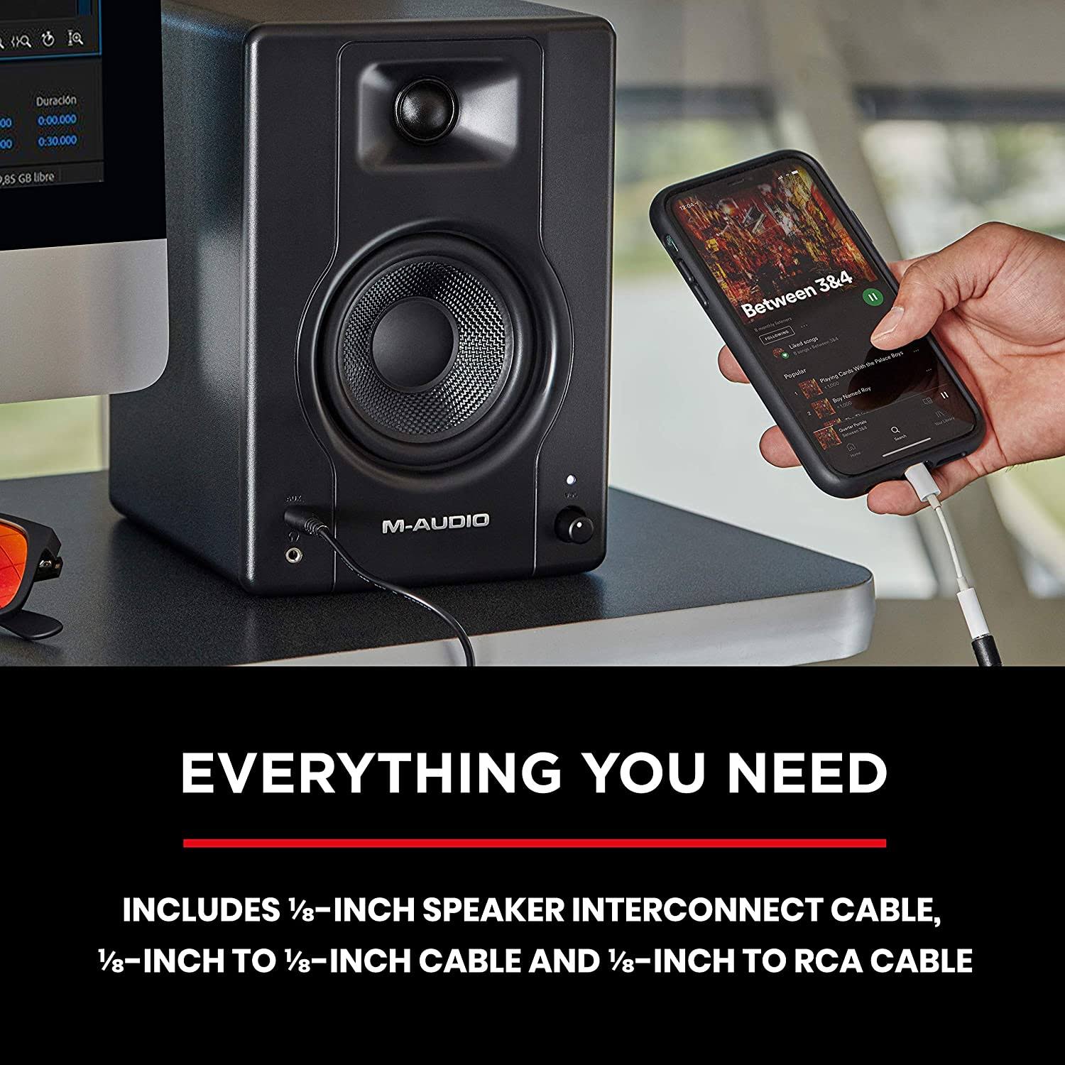 M-Audio BX4 Powered Reference Studio Monitors, Pair