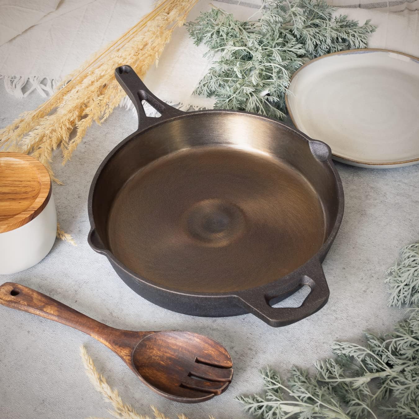 Backcountry Iron Round Wasatch Smooth Cast Iron Skillet (10 Inch)