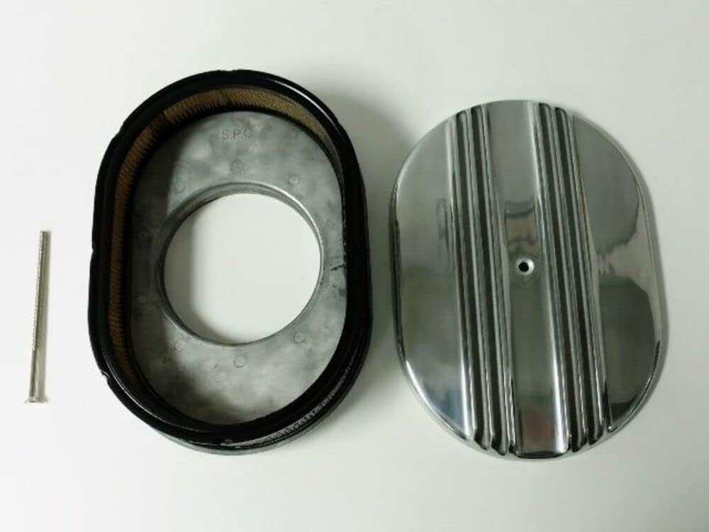 Finned Aluminum Engine Dress Up Kit, Compatible with Ford SBF V8 260 289 302 351W