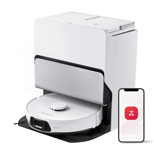 roborock S8 Max Ultra Robot Vacuum and Mop, FlexiArm Design, Auto Mop Washing&Drying, Smart Dirt Detection, Self-Emptying, 8000Pa Suction, 20mm Mop Lifting, Obstacle Avoidance, Auto Add Cleaner