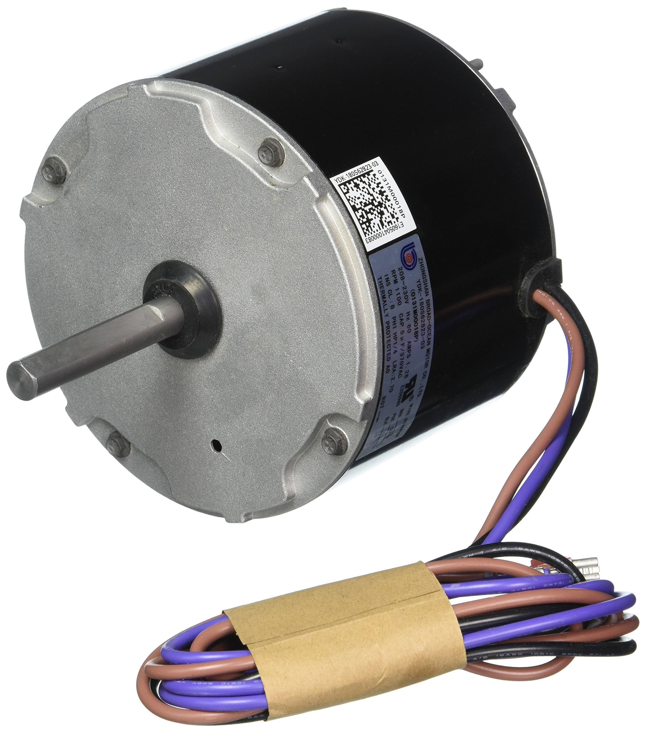 Goodman 1-Speed Condenser Fan Motor, 208 / 230 Volts, 1/4 HP, 1,100