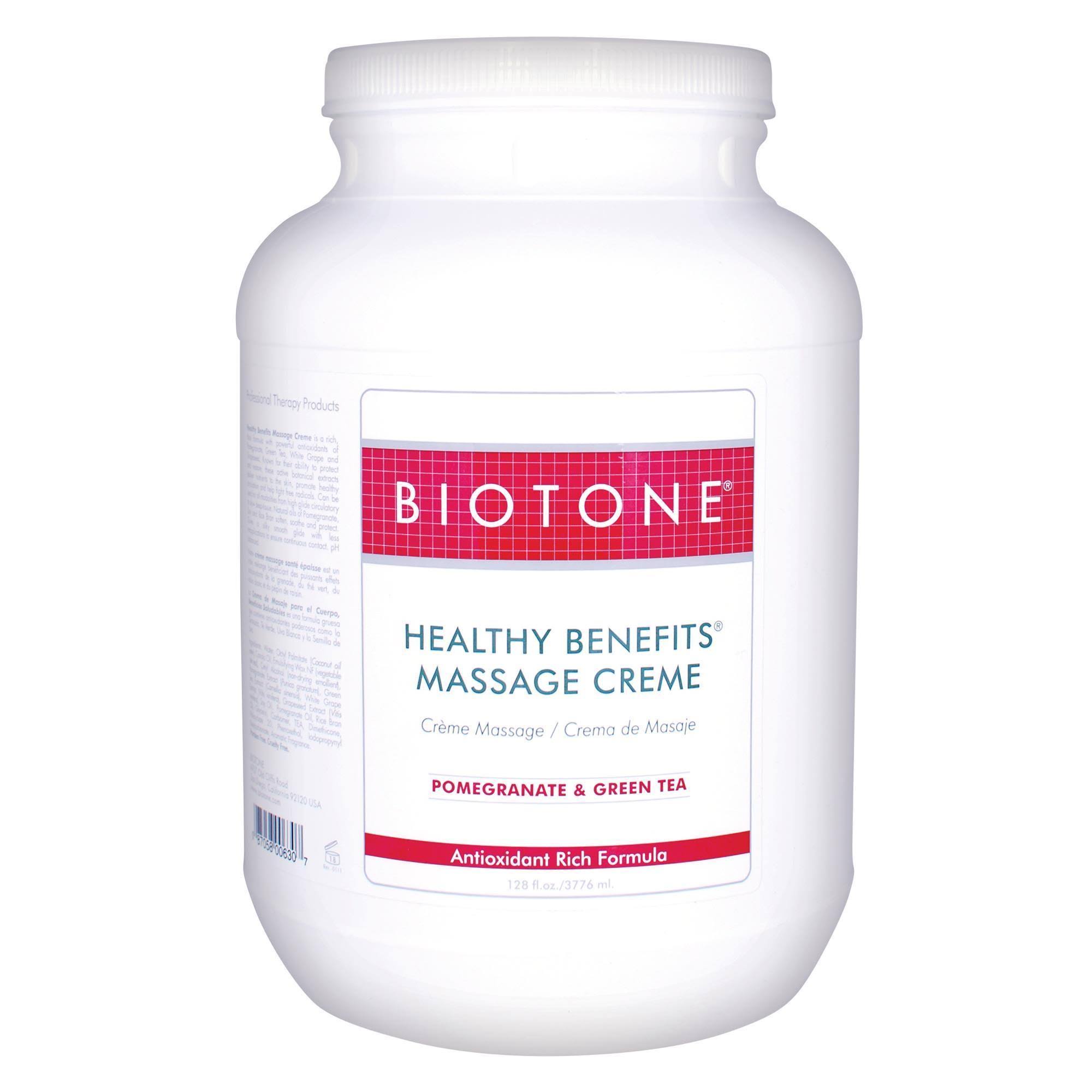 Biotone Healthy Benefits Massage Creme 1 Gal