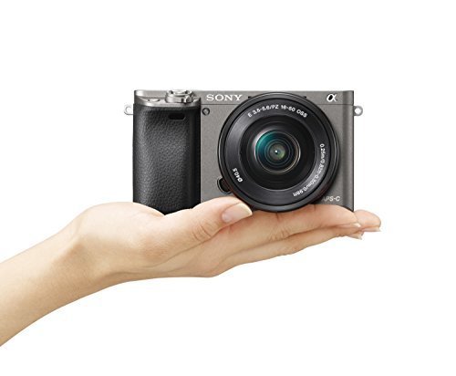 Sony Alpha a6000 Mirrorless Digital Camera with 16-50 mm Lens, 24 MP (White)