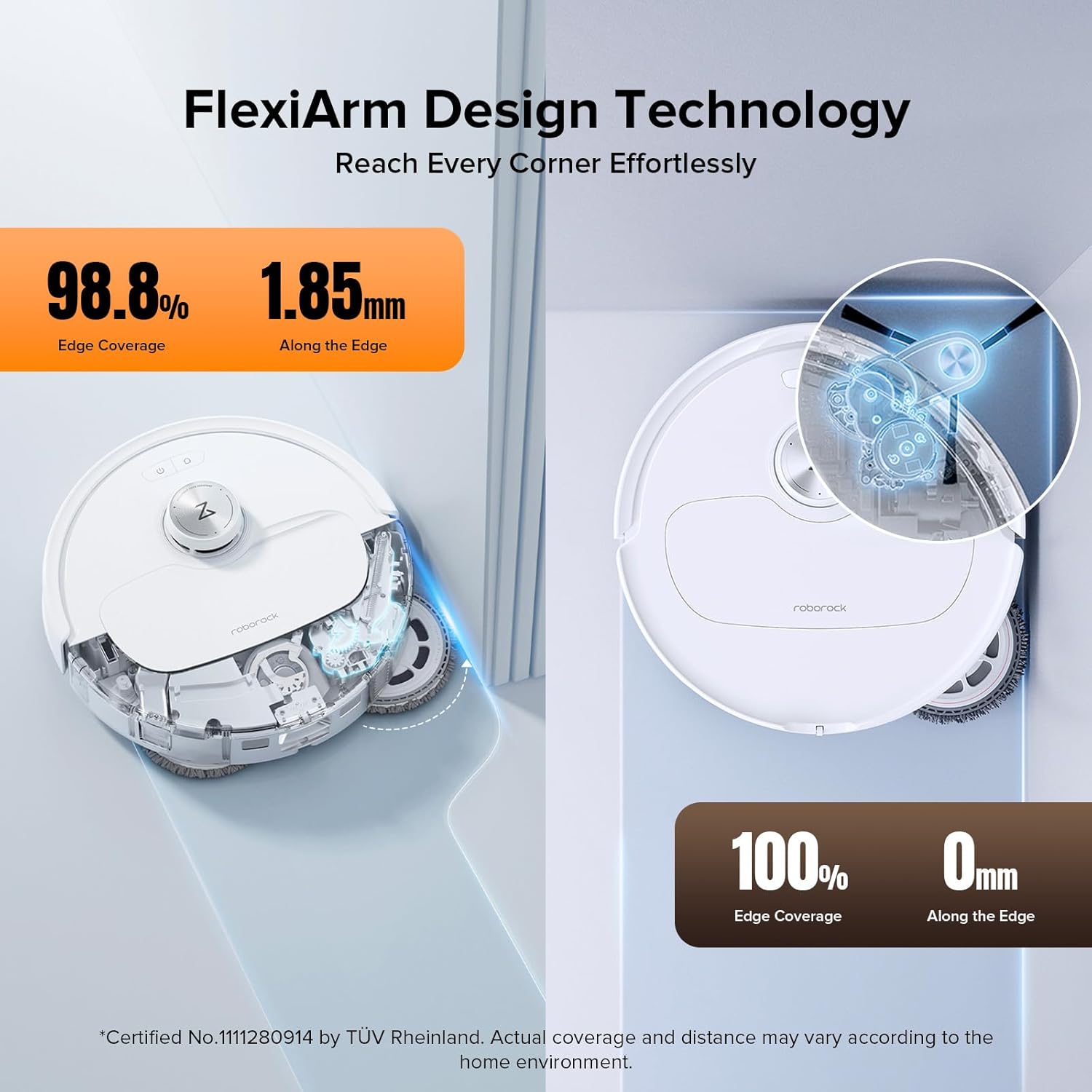 roborock Qrevo Master Robot Vacuum and Mop with Multi-Surface Floor Cleaning Solution