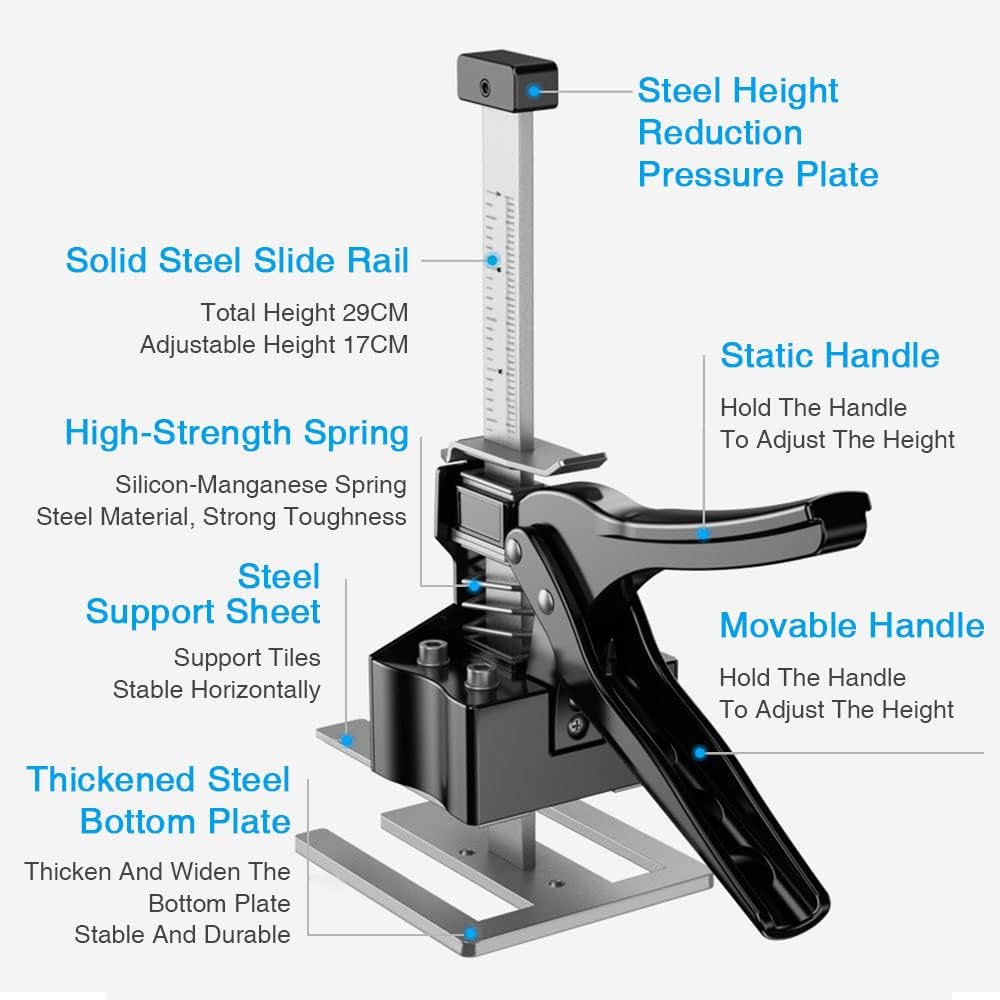 Aersileng Labor Saving Arm, 2 Pack Hand Jack Tool, Effort Elevator, Drywall Lift, Cabinet Jacks for Installing Cabinets Furniture Pack of 2