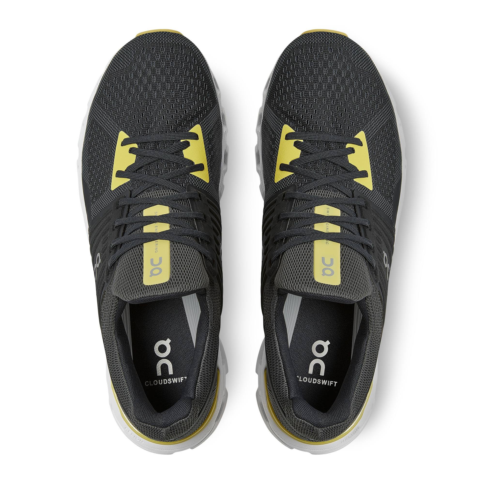 on Running Men's Cloudswift Magnet/Citron / 7.5