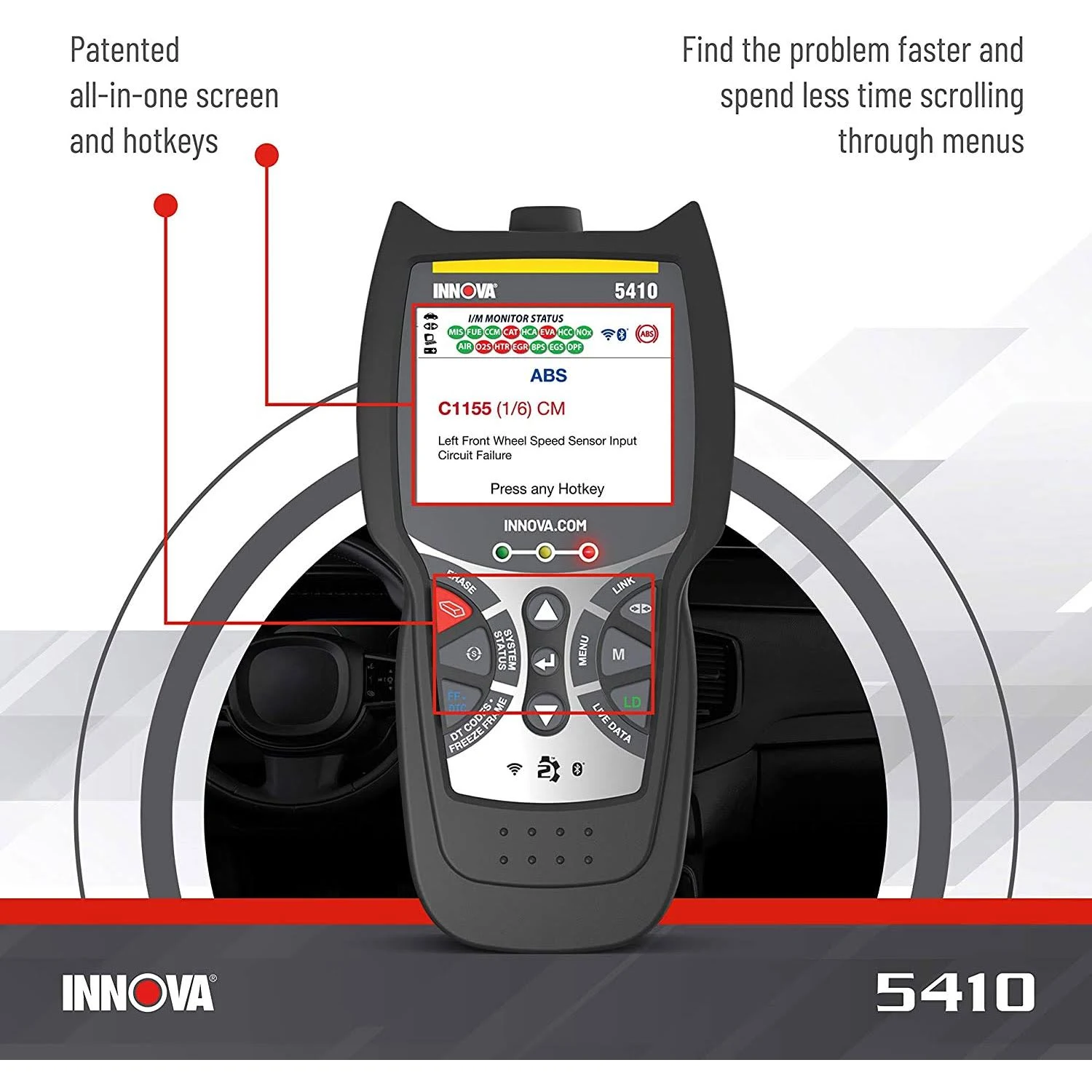 Innova 5410 CarScan Diagnostics OBD2 Scan Tool
