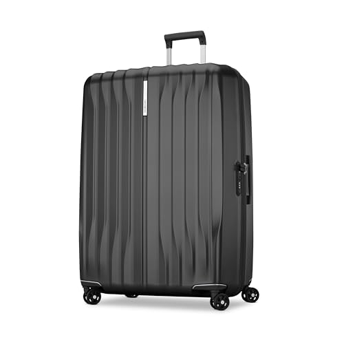 Samsonite UpLIFT 19" Lightweight Hardside Carry-On Luggage with Spinner Wheels - Expandable - Airline-Approved, Polycarbonate Hard Suitcase for Ultra Lightweight Travel - Silver Shimmer