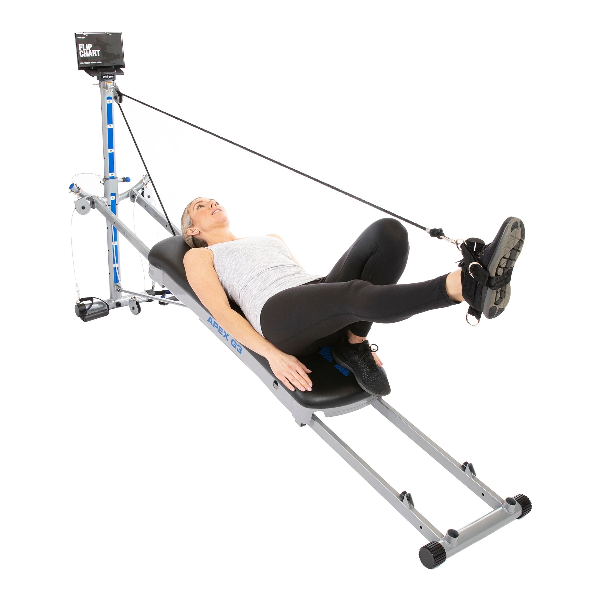 Total Gym APEX G5 Home Fitness Incline Weight Training with 10 Resistance Levels