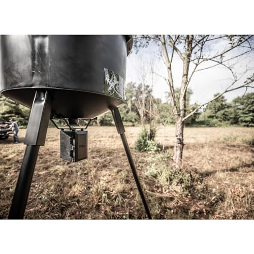 WILDGAME INNOVATIONS 225 lb Quick-Set Game Feeder Bundle with 12V Rechargeable Battery for Feeders