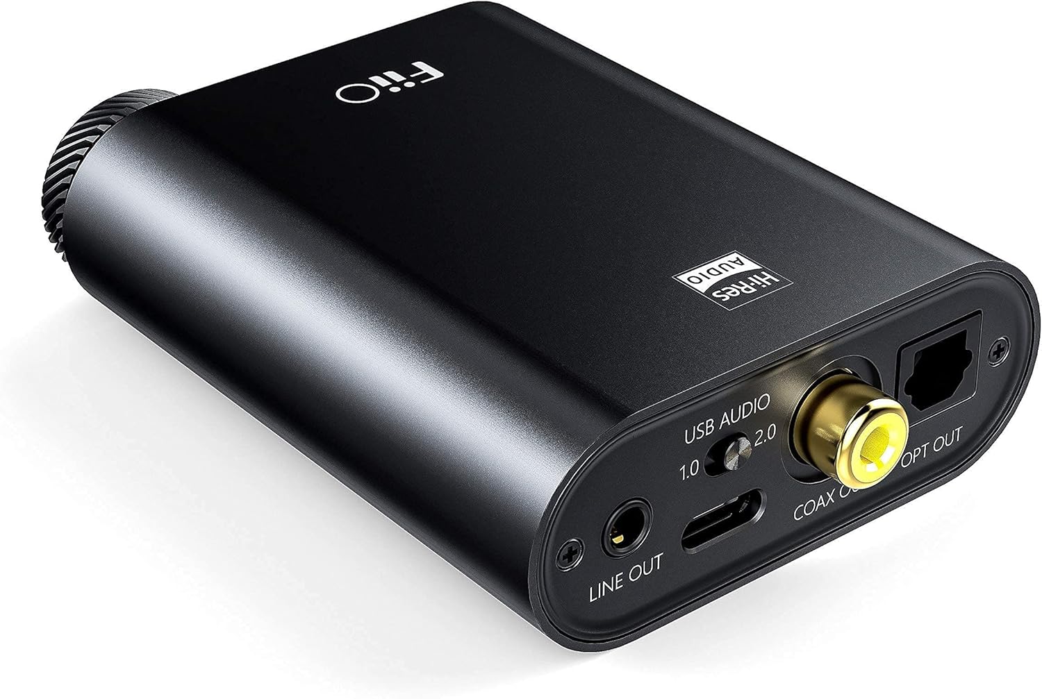 FiiO New K3 Headphone Amplifier High Resolution 384kHz/32bit PCM DSD256 USB-C DAC for Home and Computer Coaxial and Optical Digital Outs