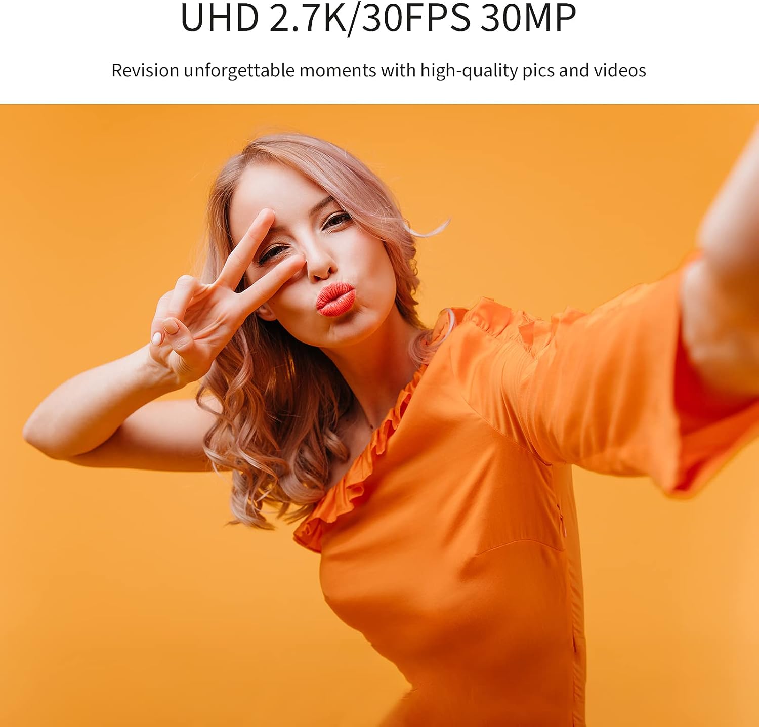 Video Camera Camcorder, 2.7K 30FPS Digital Video Camera for YouTube with 2 Battries IR Night Vision Remote Control 30MP 3 in 270 Degree Rotation Screen
