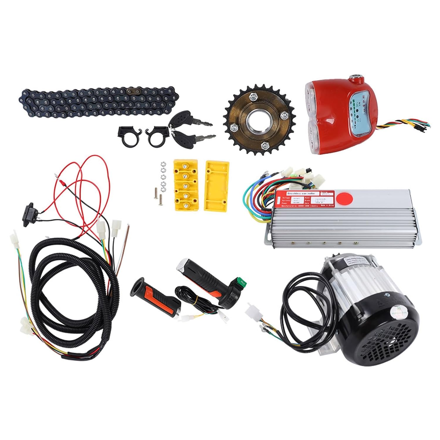 48V 800W DC Brushless Motor Kit Electric Bike Tricycle Scooter DIY Motor Conversion Kit