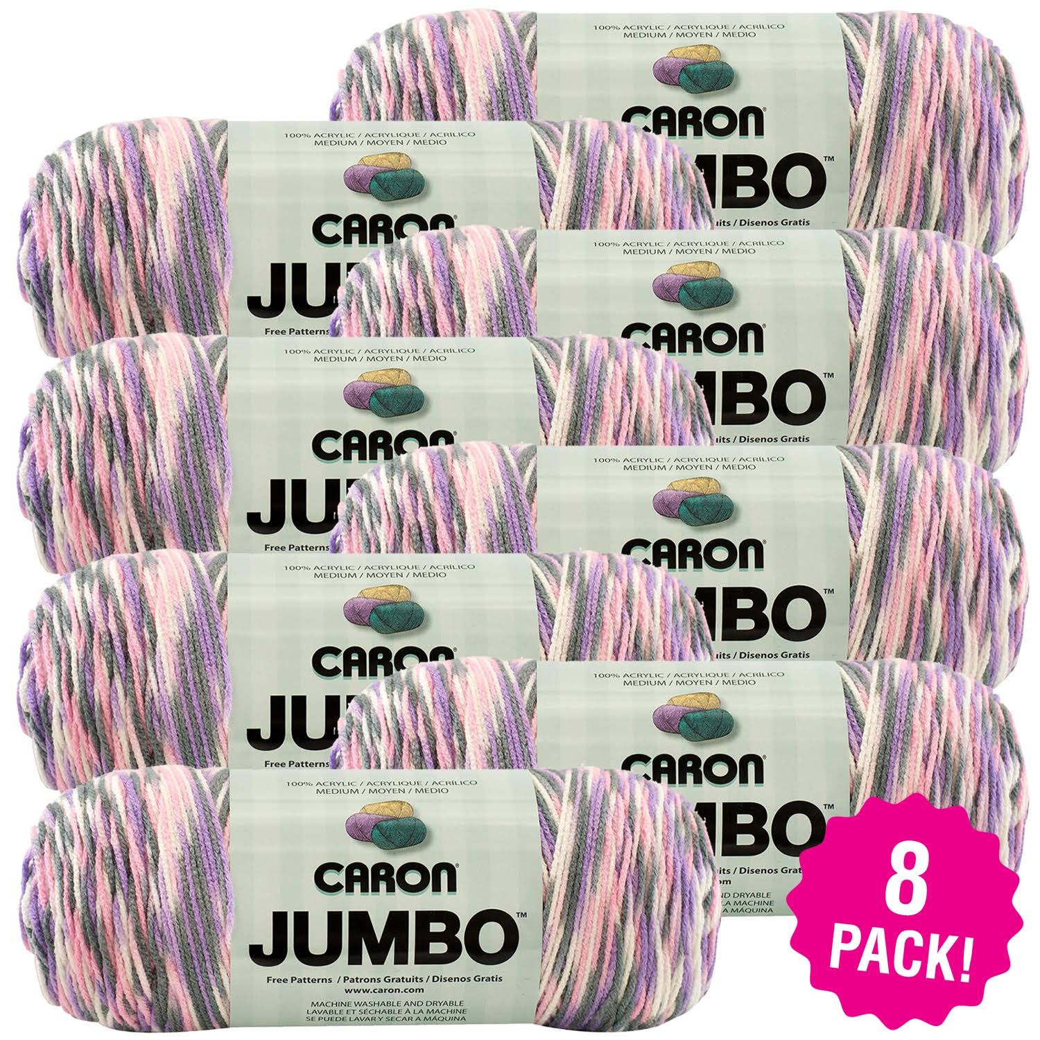 Caron 99575 Easter Basket, Jumbo Print Yarn, Multipack of 8, 8 Pack