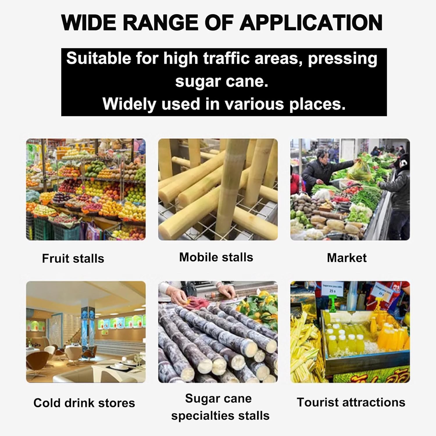 Sugar Cane Juicer Electric Sugarcane Press Vertical Sugar Cane Ginger Press Juicer Sugarcane Juice Extractor 3 Stainless Steel Rollers Juice Press Machine 300Kg/H with 2 Knives 110V