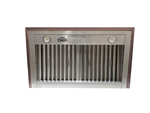 Copper Range Hood with Professional Liner and Internal Motor Sinda H6LTR
