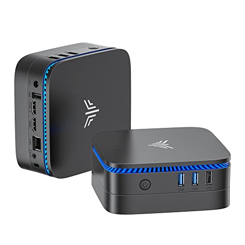 KAMRUI AK1PLUS Mini PC Alder Lake N97(up to 3.60 GHz),16GB RAM 512GB ROM Small Desktop Computer, Mini Computers Support 2.5" SSD (up to 2TB),4K,WiFi 2.4G/5G,BT4.2 on Business Home Office Family-NAS