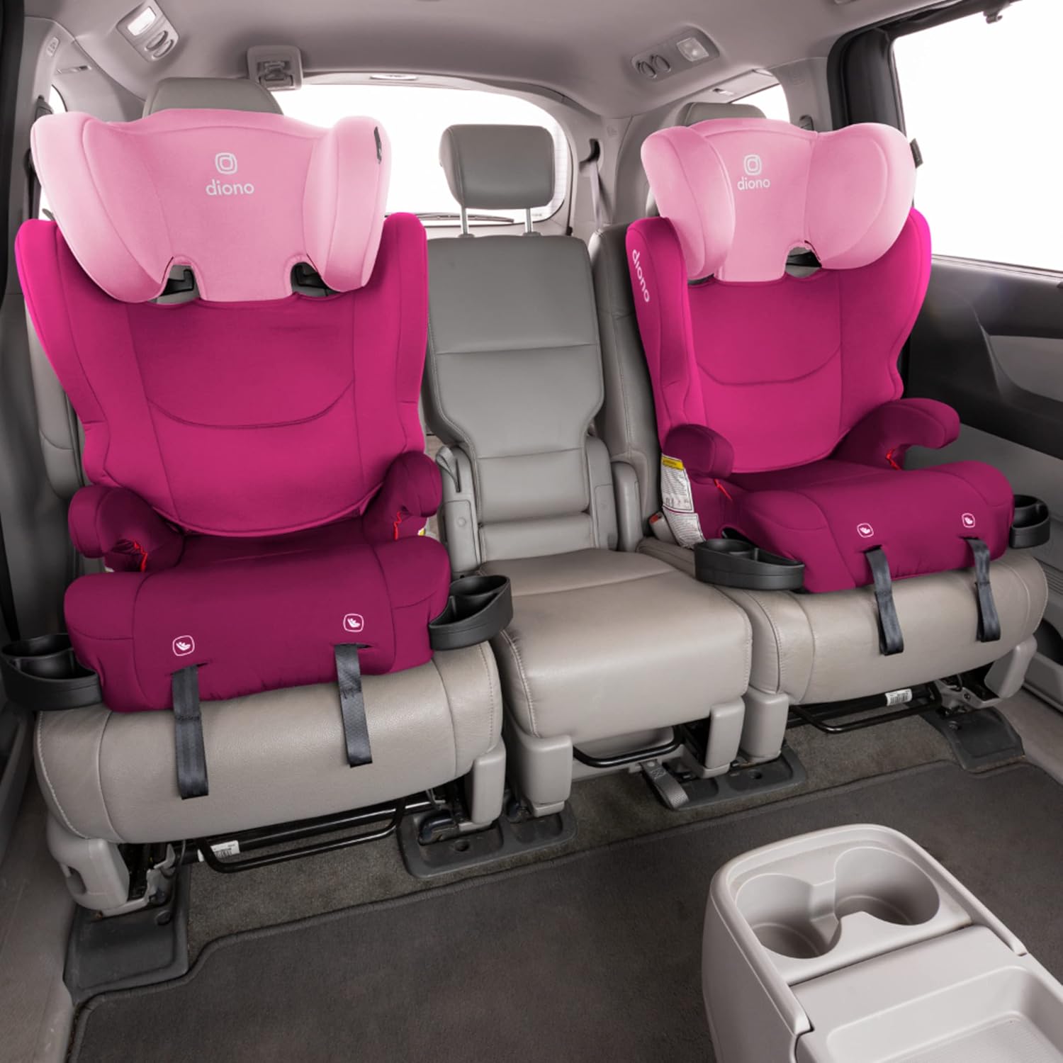 Diono Cambria 2 XL, Dual Latch Connectors, 2-in-1 Belt Positioning Booster Seat & Cambria 2 XL, Dual Latch Connectors, 2-in-1 Belt Positioning Booster Seat, High-Back to Backle