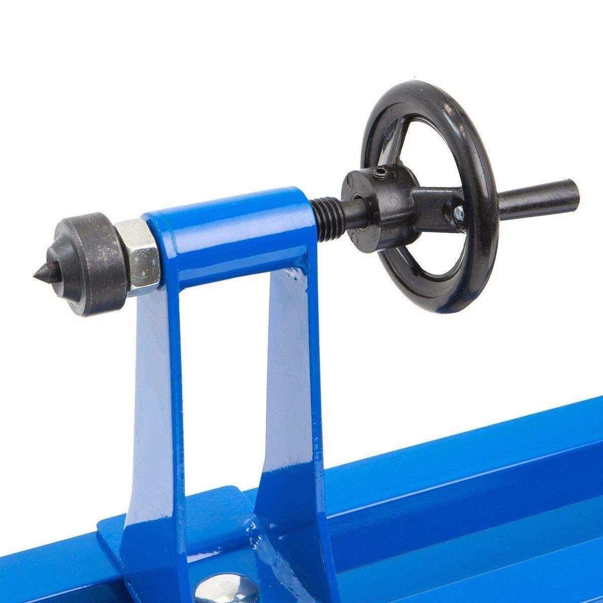 XtremepowerUS 1/2HP 4 Speed 40 inch Power Wood Turning Lathe Benchtop Wood Lathe Adjustable Speed - Shop Hardware Tools Online Store