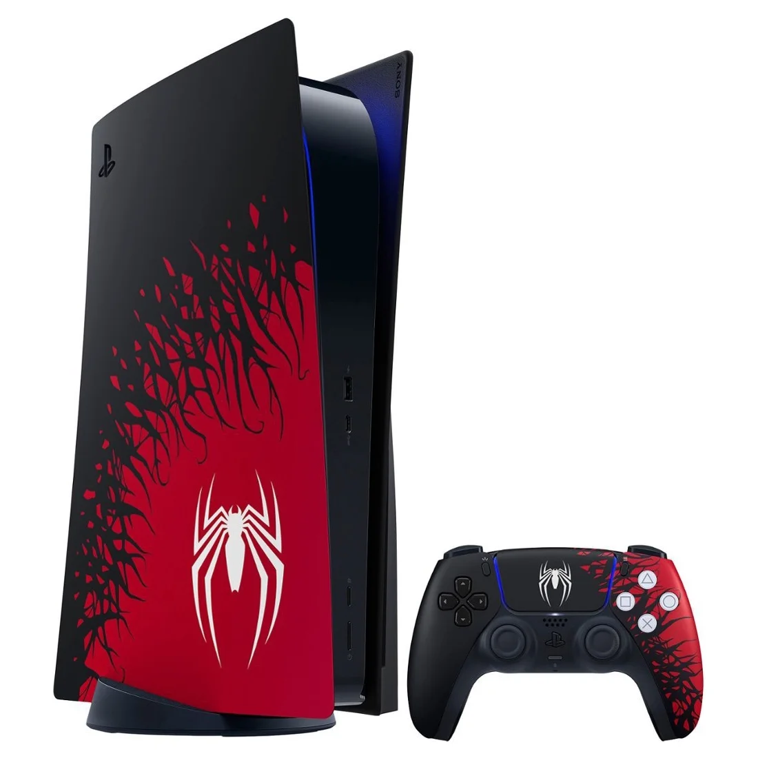 Sony PlayStation 5 Disc Marvel’s Spider-Man 2 Bundle with Extra Pink Controller Bundle and Cleaning Cloth
