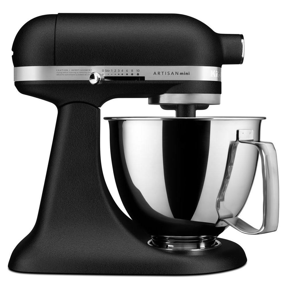 KitchenAid Artisan Mini 3.5 Quart Tilt-Head Stand Mixer KSM3316XBK - Cast Iron Black