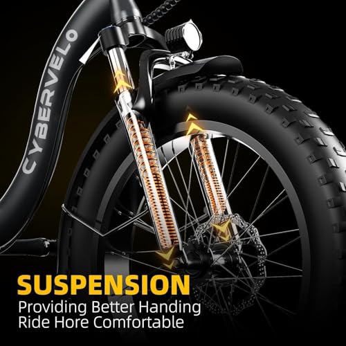 1000W Folding Electric Bike, 48V 20.8AH Large Removable Battery E-Bike, 30+MPH, 80 Miles Max Range, 20" Fat Tire Electric Bike for Adults, Adult Electric Bicycles for Commute
