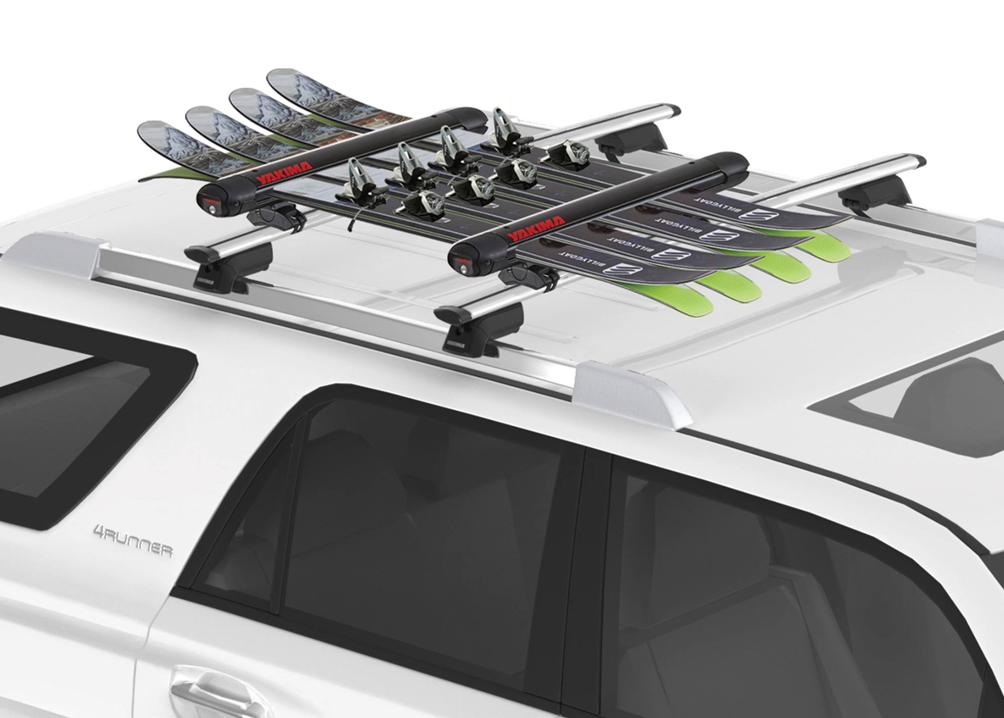 Yakima Fatcat Evo 4 Ski Rack, Black